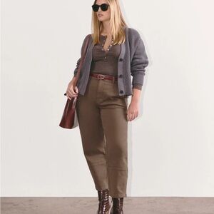 Everlane Utility Barrel Pants - Mocha